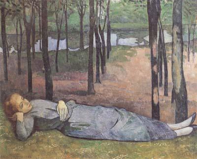 Emile Bernard Madeleine in the Bois d'Amour (mk06) Norge oil painting art